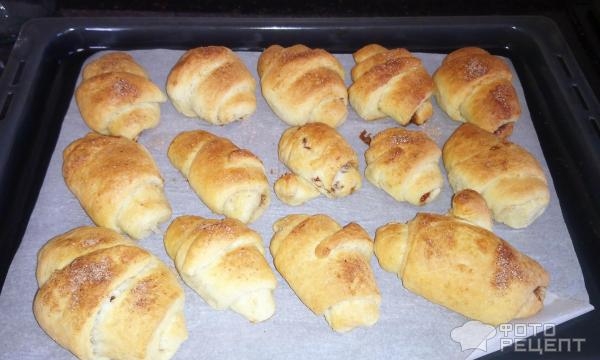 Рецепт: Круассаны с корицей - ... и курагой, воздушные и вкусные ... Рецепт: Круассаны с корицей - ... и курагой, воздушные и вкусные ...