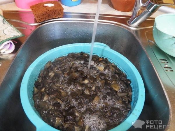 Рецепт: Лесные грибы отварные в заморозку - на все случаи жизни