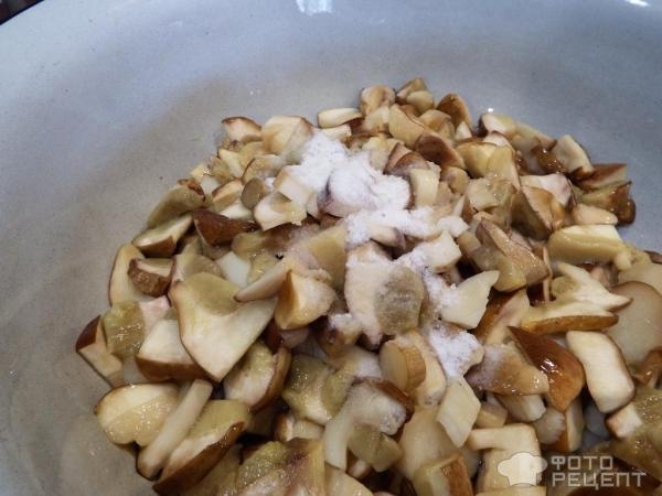 Рецепт: Лесные грибы отварные в заморозку - на все случаи жизни