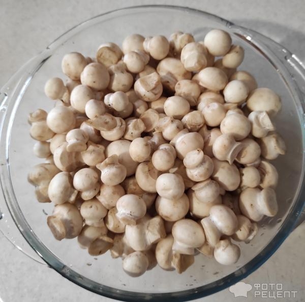 Рецепт: Маринованные шампиньоны с овощами - Сладкие!