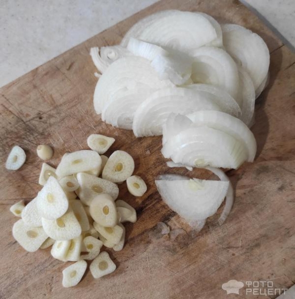 Рецепт: Маринованные шампиньоны с овощами - Сладкие!