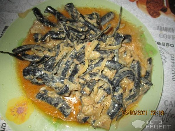 Рецепт: Минога в сметане - дорогой деликатес Рецепт: Минога в сметане - дорогой деликатес