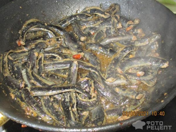 Рецепт: Минога в сметане - дорогой деликатес Рецепт: Минога в сметане - дорогой деликатес