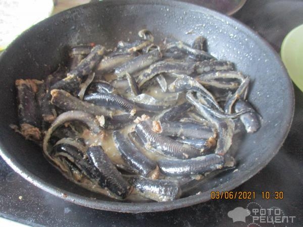 Рецепт: Минога в сметане - дорогой деликатес Рецепт: Минога в сметане - дорогой деликатес