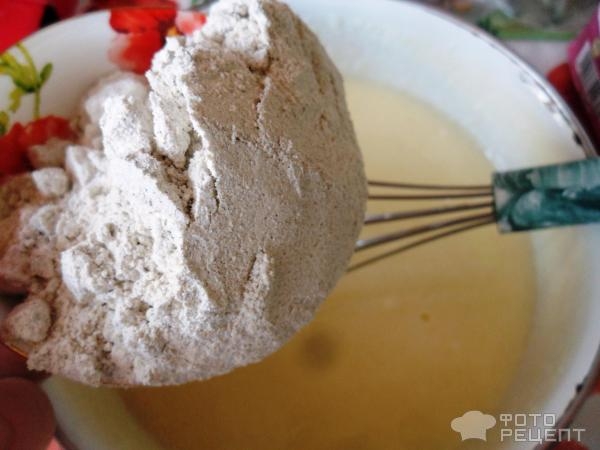 Рецепт: Оладьи из ржаной муки - на кефире