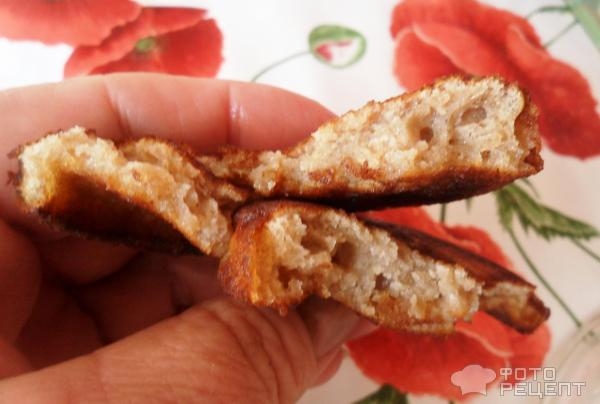 Рецепт: Оладьи из ржаной муки - на кефире