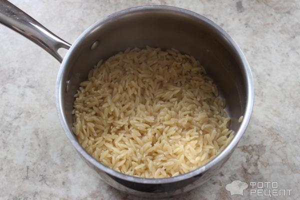 Рецепт: Паста с беконом и лисичками в сливочном соусе - с пастой орзо без бекона Рецепт: Паста с беконом и лисичками в сливочном соусе - с пастой орзо без бекона