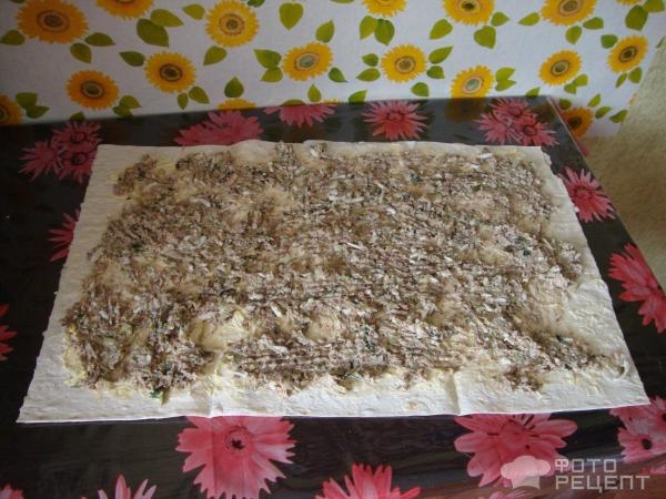 Рецепт: Рулеты из лаваша с начинкой - Беспроигрышный вариант лёгкой закуски.