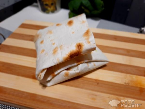 Рецепт: Рыба запеченная в лаваше - Шпинат, филе хека , лаваш!