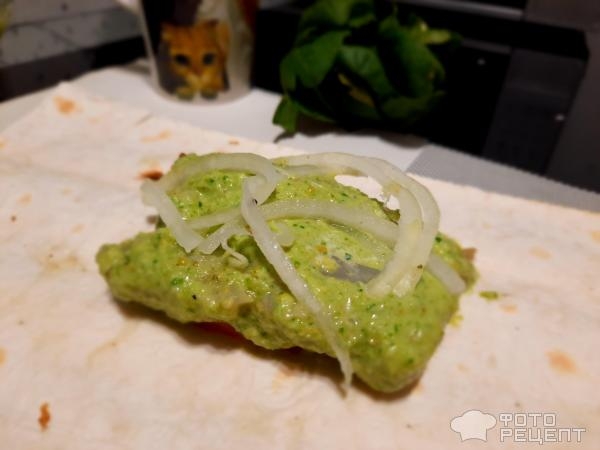 Рецепт: Рыба запеченная в лаваше - Шпинат, филе хека , лаваш!