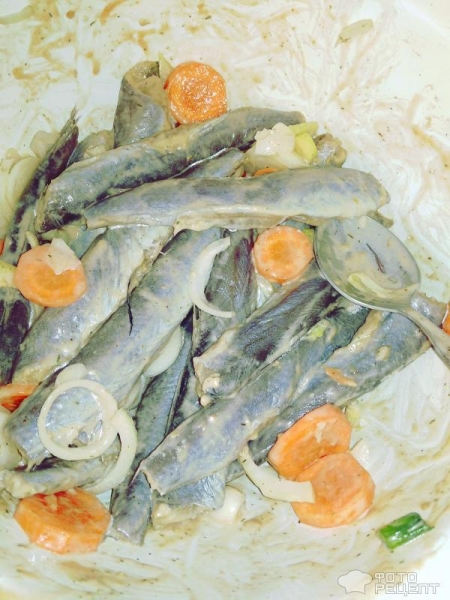 Рецепт: Рыба запеченная в рукаве - Путассу с рукколой в рукаве запеченная Рецепт: Рыба запеченная в рукаве - Путассу с рукколой в рукаве запеченная