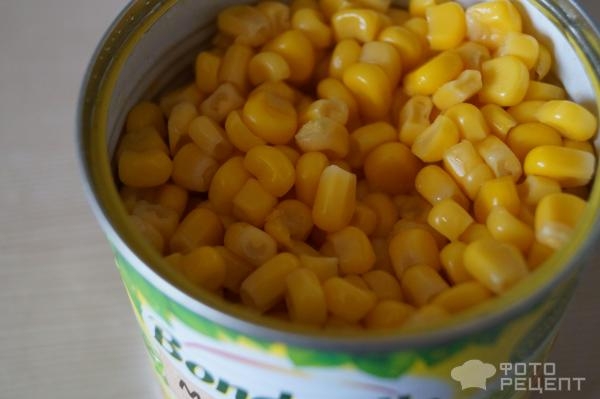 Рецепт: Салат с кукурузой - И с любимым авокадо.