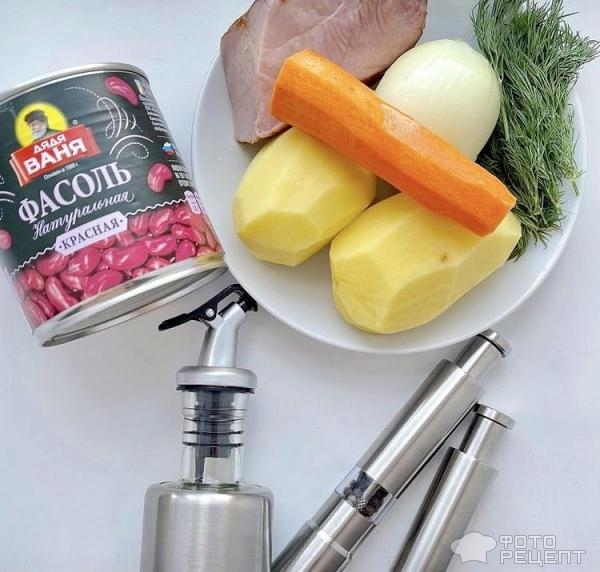 Рецепт: Суп из фасоли с мясом - быстрый и легкий Рецепт: Суп из фасоли с мясом - быстрый и легкий