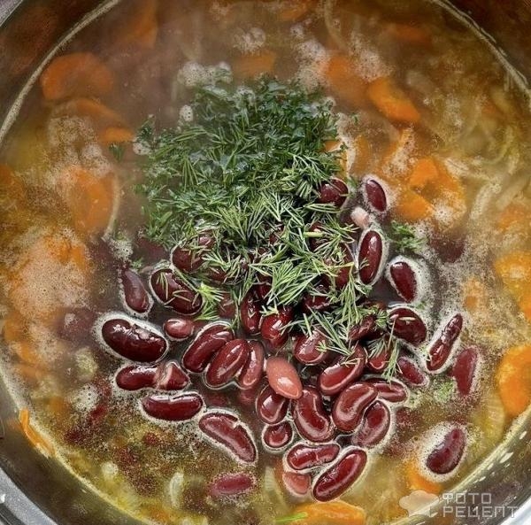 Рецепт: Суп из фасоли с мясом - быстрый и легкий Рецепт: Суп из фасоли с мясом - быстрый и легкий