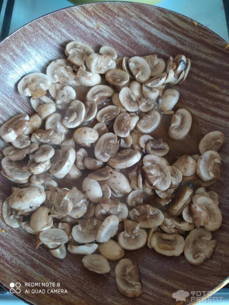 Рецепт: Сырный суп с курицей и шампиньонами - Со шпинатом Рецепт: Сырный суп с курицей и шампиньонами - Со шпинатом