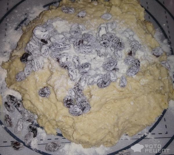 Рецепт: Творожный кулич - ... воздушный, нежный и вкусный ...