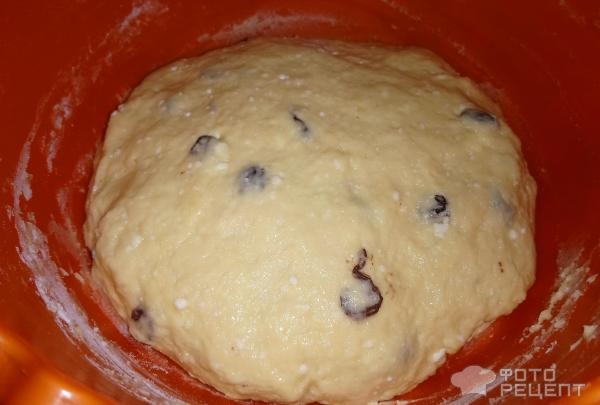 Рецепт: Творожный кулич - ... воздушный, нежный и вкусный ...