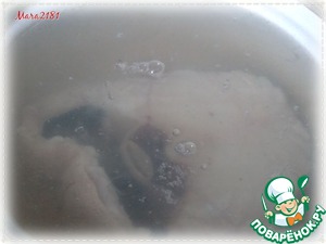 Запечённый стейк трески с морковью