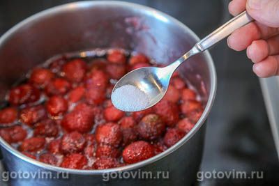 Варенье клубничное с желатином