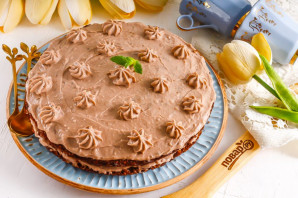 Шоколадный ПП торт