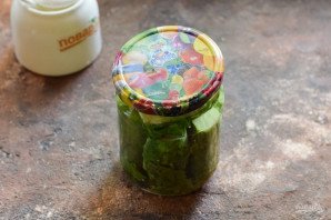 Огурцы с базиликом на зиму Огурцы с базиликом на зиму