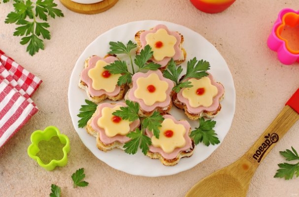 Детские бутерброды Детские бутерброды