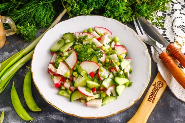 Салат с тыквенным маслом Салат с тыквенным маслом