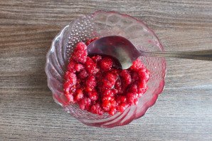 Пончики с малиной Пончики с малиной