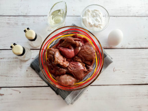 Диетические оладьи из куриной печени Диетические оладьи из куриной печени