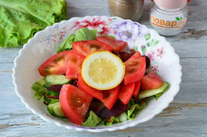 Салат с бастурмой