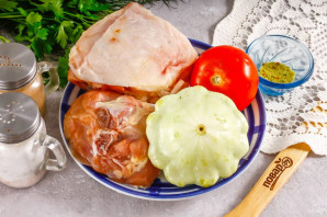 Куриные бедрышки в духовке ПП