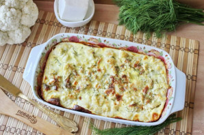 Цветная капуста с фетой Цветная капуста с фетой