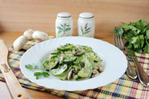 Цуккини с грибами Цуккини с грибами