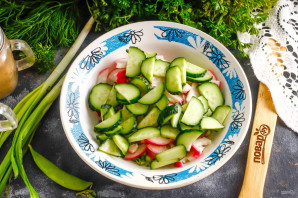 Салат с тыквенным маслом Салат с тыквенным маслом