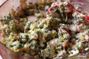 Окрошка на минеральной воде Окрошка на минеральной воде