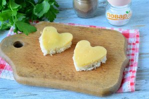 Бутерброды в виде сердца Бутерброды в виде сердца