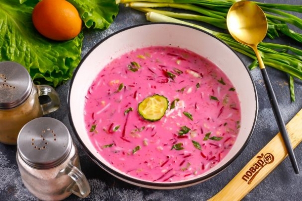 Борщ холодный Борщ холодный