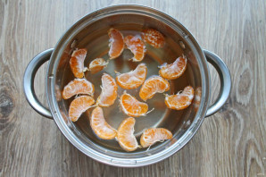 Компот из апельсинов и мандаринов