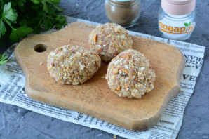 Котлеты из индейки с баклажанами Котлеты из индейки с баклажанами