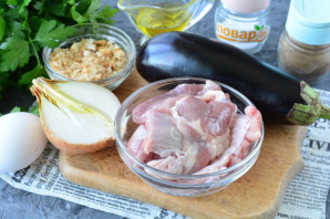 Котлеты из индейки с баклажанами Котлеты из индейки с баклажанами