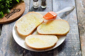 Брускетта в духовке Брускетта в духовке