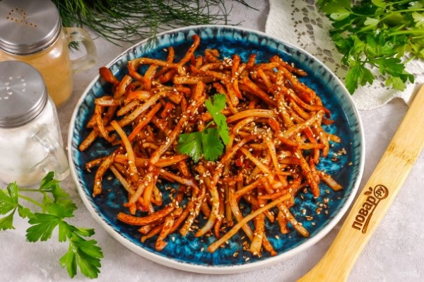 Рваный кальмар по-шанхайски Рваный кальмар по-шанхайски