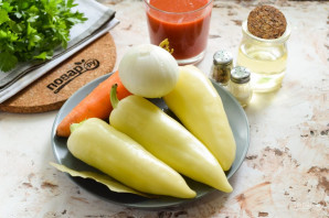 Перец фаршированный овощами на зиму Перец фаршированный овощами на зиму