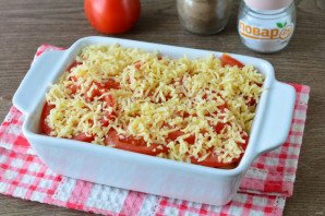 Запеканка из макарон с помидорами и сыром Запеканка из макарон с помидорами и сыром