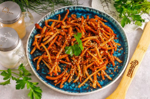 Рваный кальмар по-шанхайски Рваный кальмар по-шанхайски