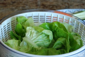 Закуска из курицы и свежих овощей Закуска из курицы и свежих овощей