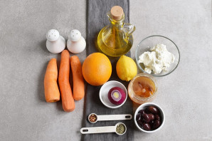 Салат с жареной морковью Салат с жареной морковью