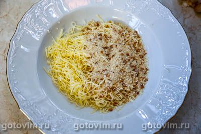 Запеканка из кабачков и баклажанов под хрустящей сырной корочкой Запеканка из кабачков и баклажанов под хрустящей сырной корочкой