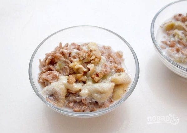 Овсянка с фруктами Овсянка с фруктами