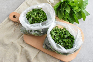 Щавель на зиму без соли Щавель на зиму без соли